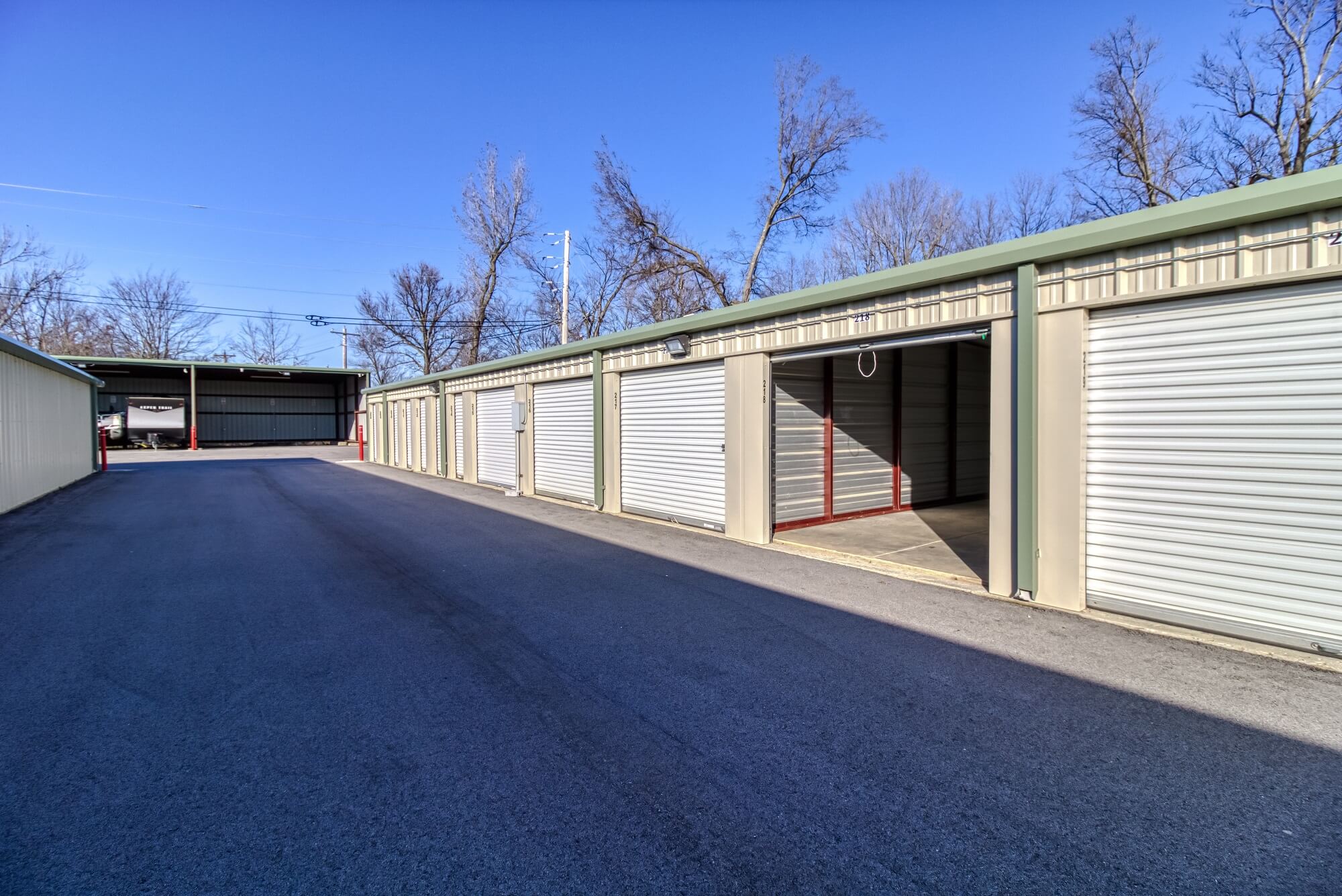 SAM managed self storage facility